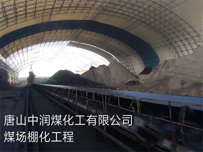 九龙坡中润煤化工有限公司煤场棚化工程
